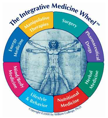 The Integrative Medicine Wheel, copyright William Collinge, Ph.D.